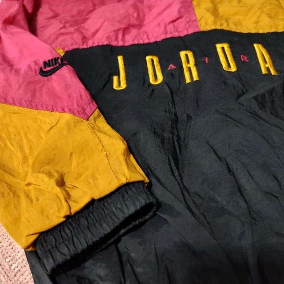 Rare Vintage 1990's Nike Air Jordan Jacket Windbreaker Child’s Toddler L 4T - Picture 5 of 8
